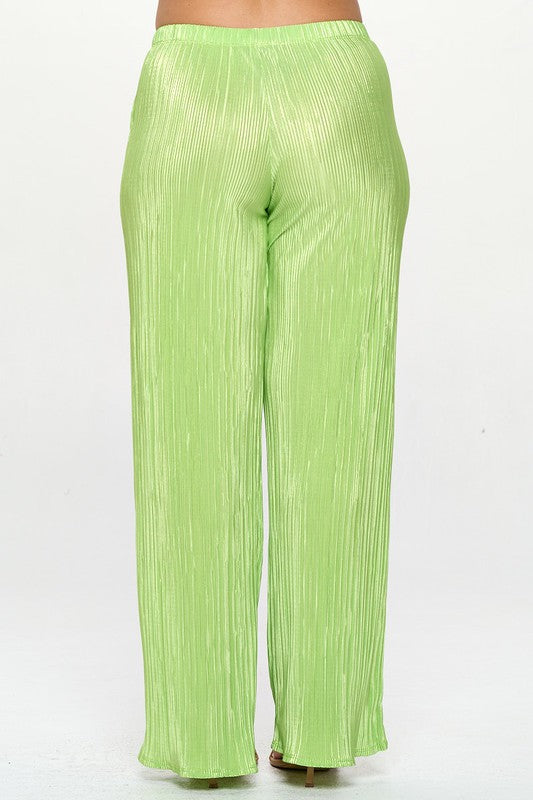 The Pleated Pants (Lime) *Sale*