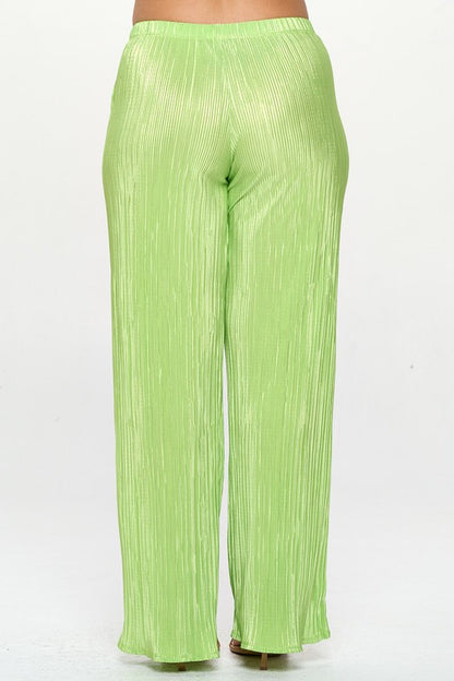 The Pleated Pants (Lime) *Sale*