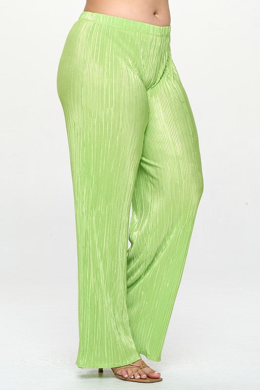 The Pleated Pants (Lime) *Sale*