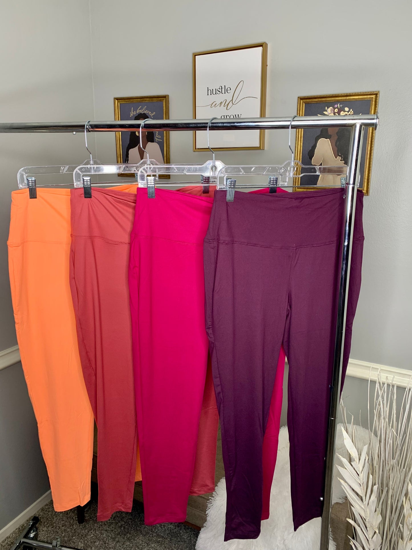 Luxe Soft Body Leggings (Neon Coral)