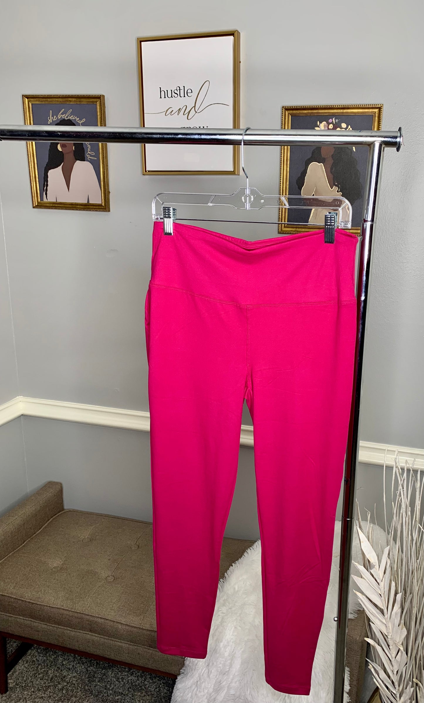 Luxe Soft Body Leggings (Magenta)