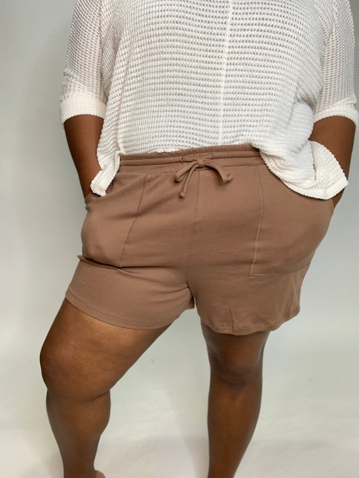 Kayla Cotton Shorties-MOCHA *Sale*