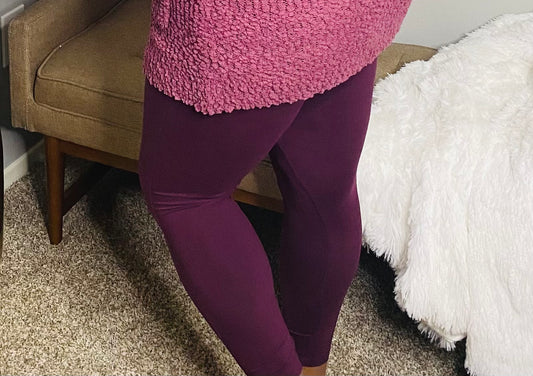 Luxe Soft Body Leggings (Eggplant)