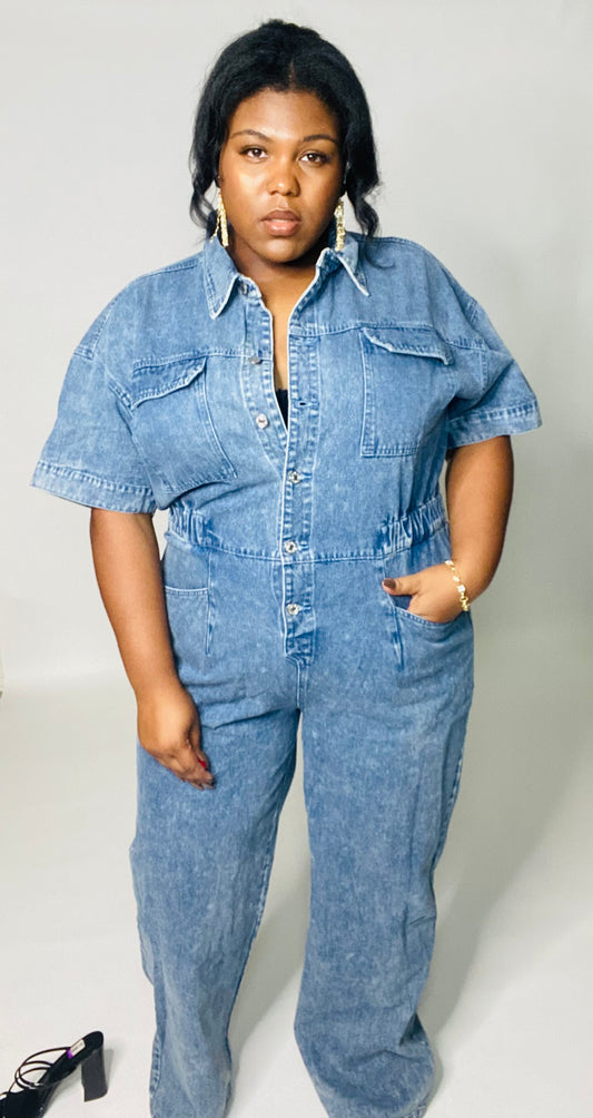 Ready for Fun Denim Jumpsuit *Curvy Girl Exclusive*