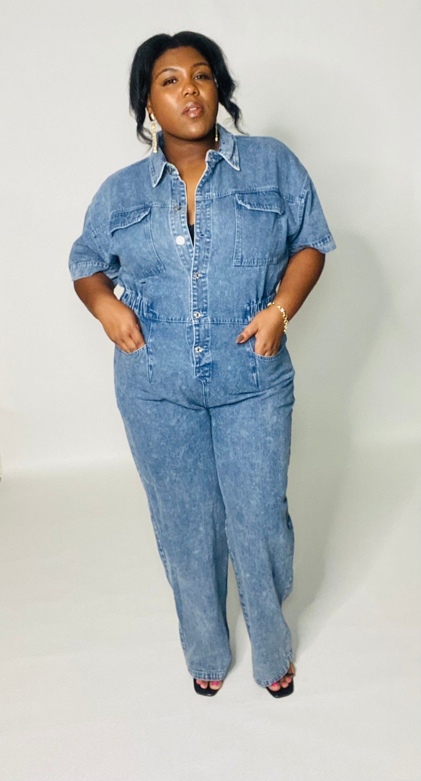 Ready for Fun Denim Jumpsuit *Curvy Girl Exclusive*