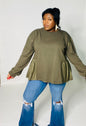 Feeling like Fall Oversized Top *Curvy Girl Exclusive*