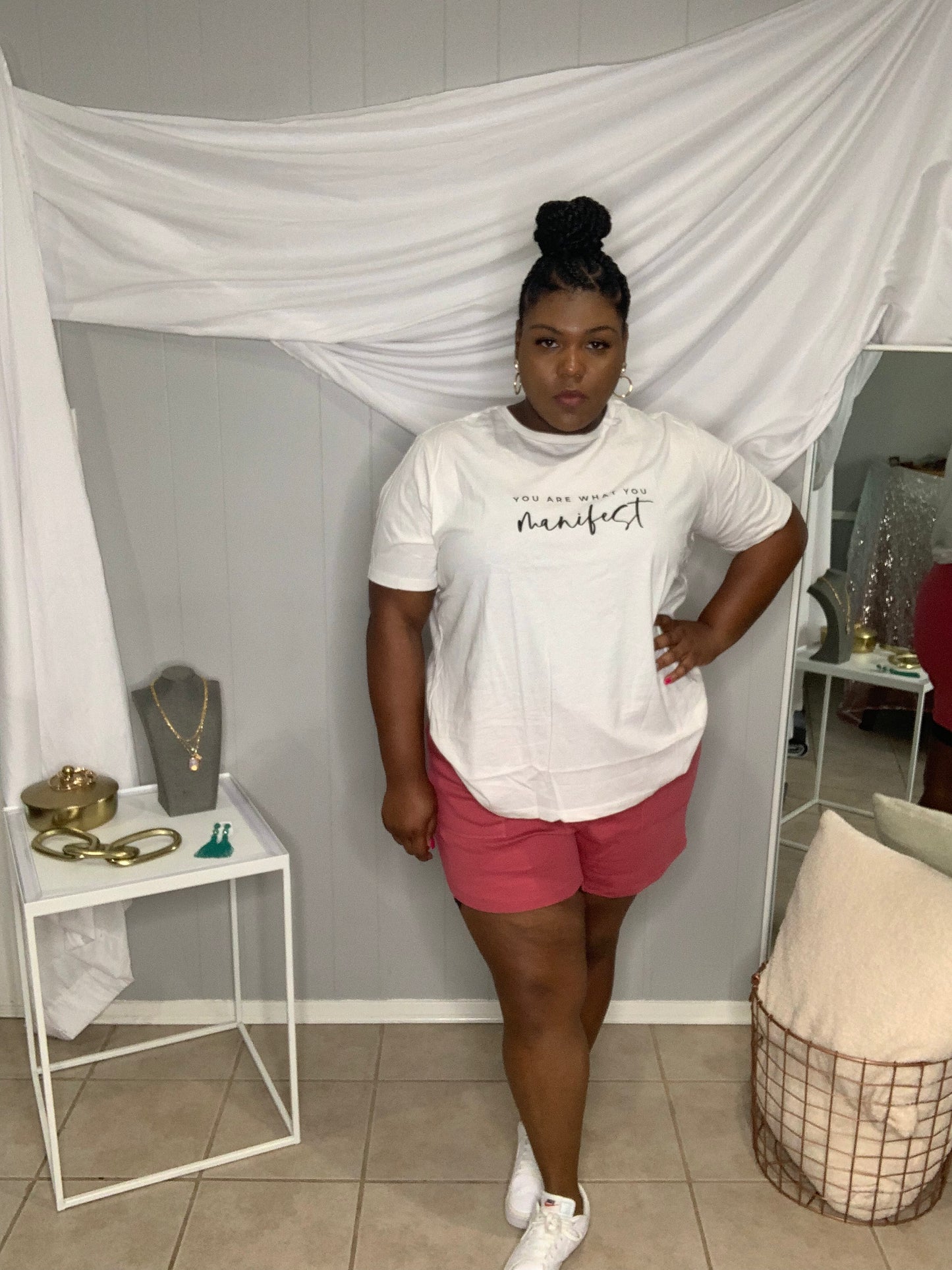 Kayla Cotton Shorties-ROSE *Sale*