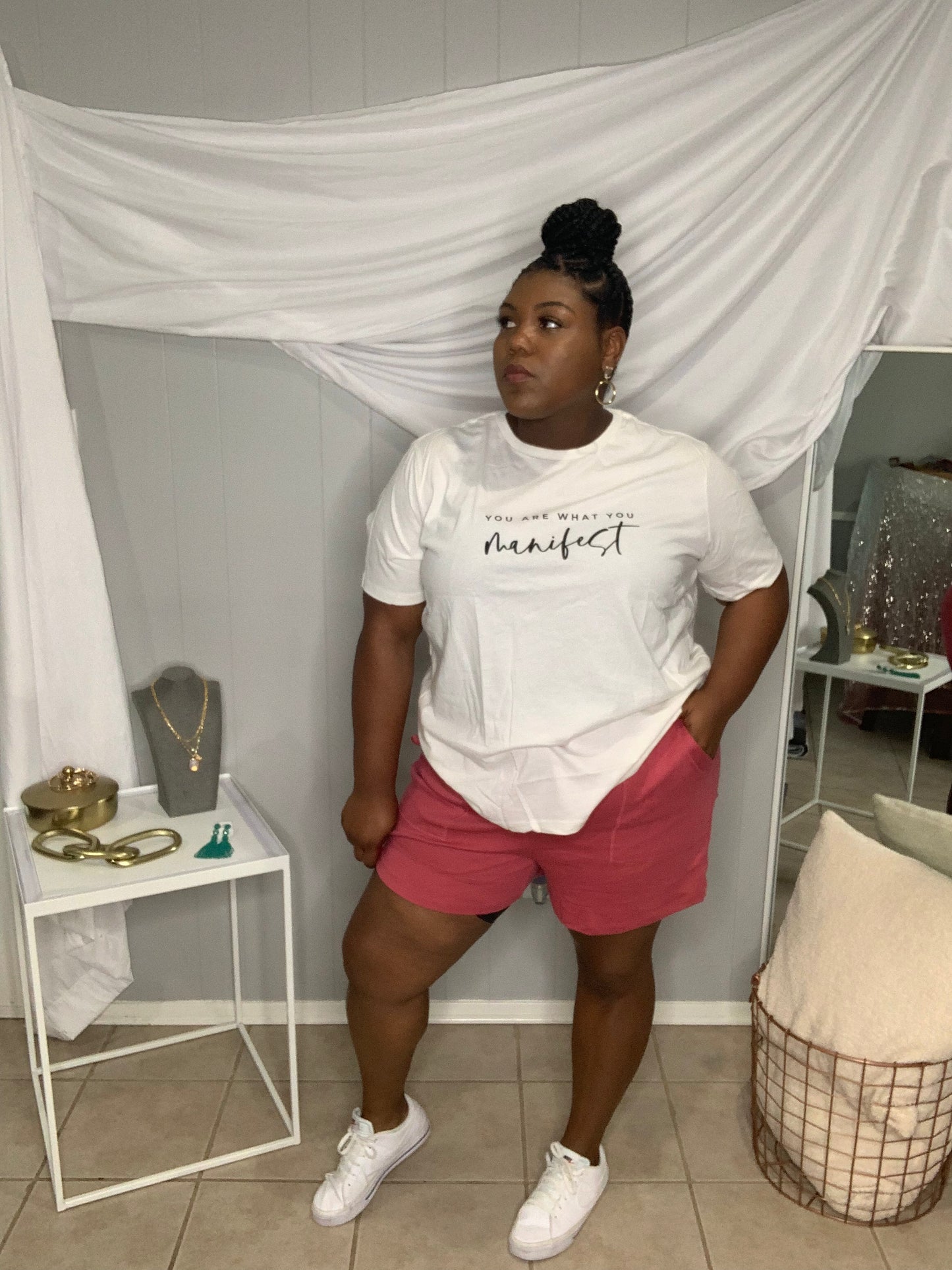 Kayla Cotton Shorties-ROSE *Sale*