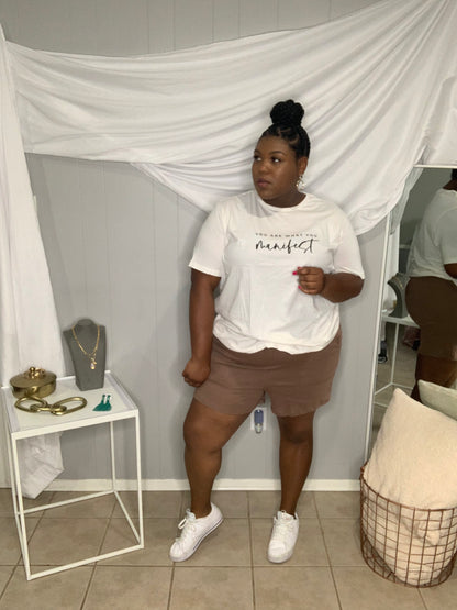 Kayla Cotton Shorties-MOCHA *Sale*