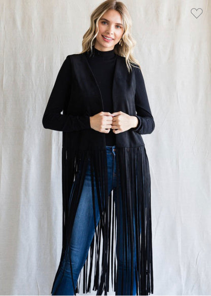 Long Fringe Vest *Sale*