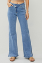 Reese RISEN High Rise-Wide-Cross Over Side Slit Jeans