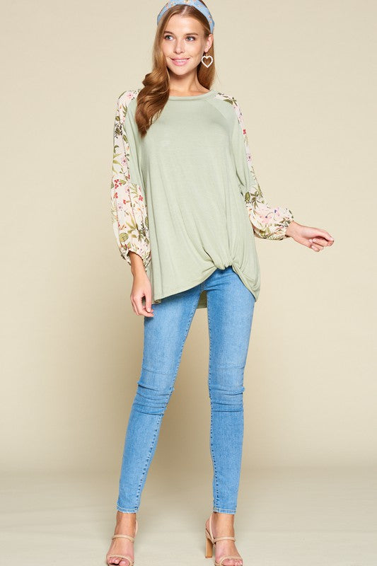 Sprung in Spring Floral Sleeve *Sale*