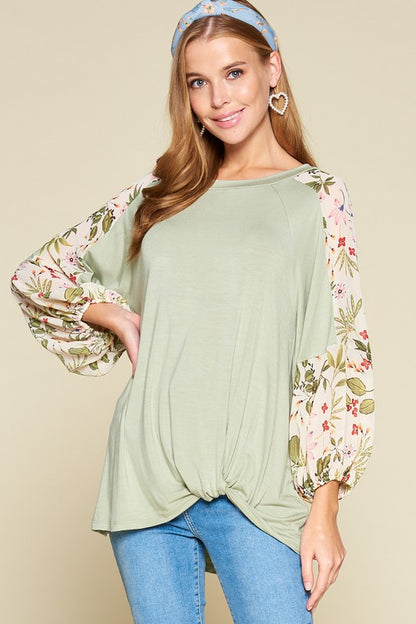 Sprung in Spring Floral Sleeve *Sale*