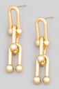 Gold Linked Up Earrings *Sale*