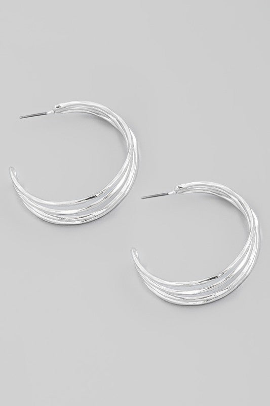 Multi-Strand Hoop Earrings *Sale*