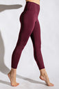 Compression Leggings-Cassis