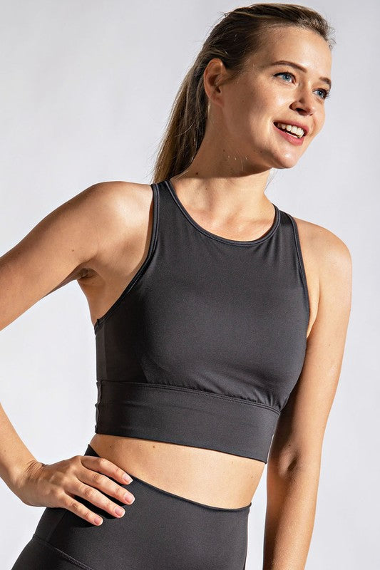 Compression Bra - Graphite Gray