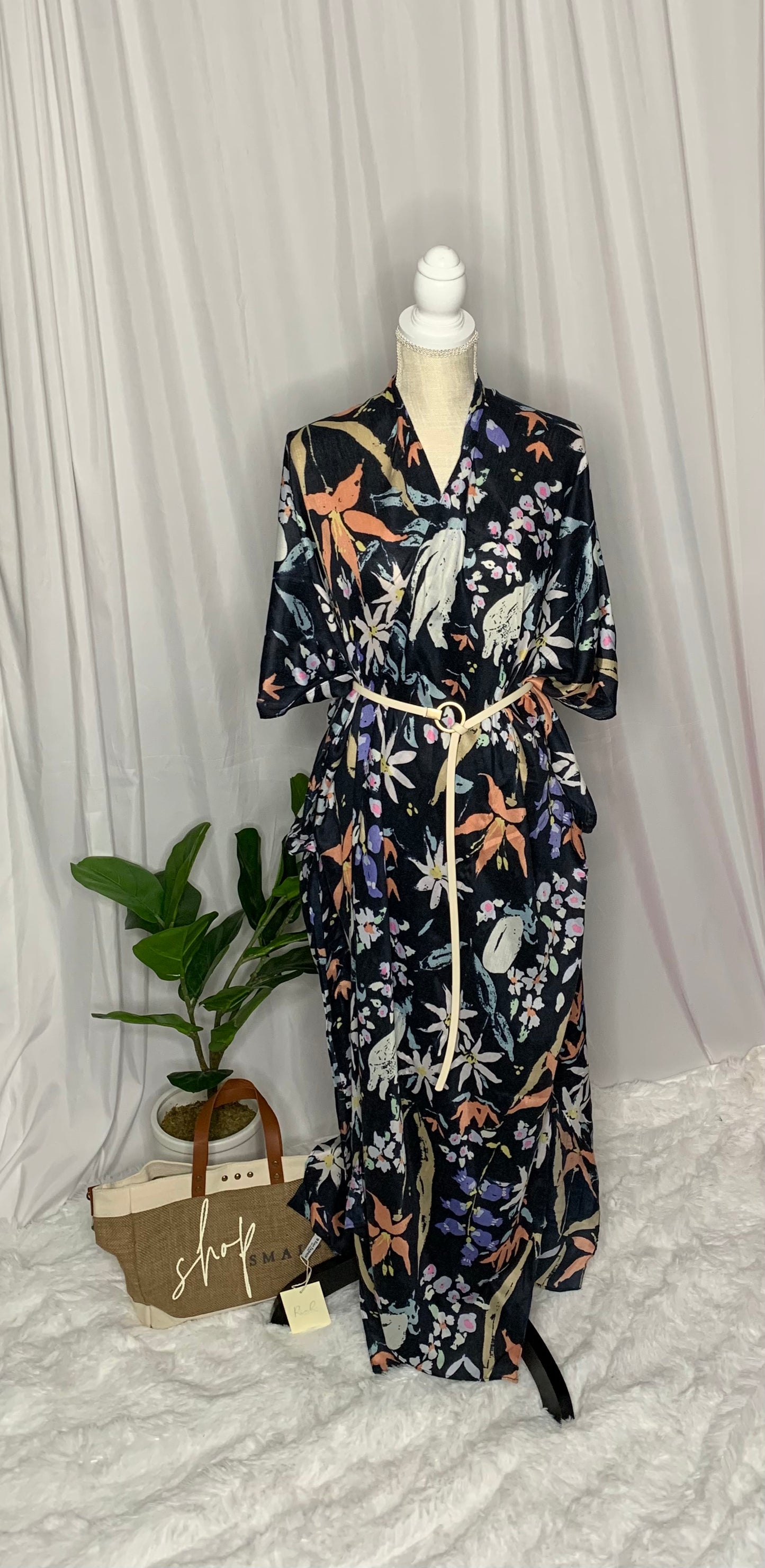 Floral Print Boho Long Kimono *Sale*